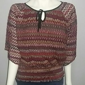 Roz & Ali multi color xl top